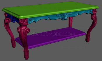Set of furniture (KMB_0228) 3D model for CNC machine